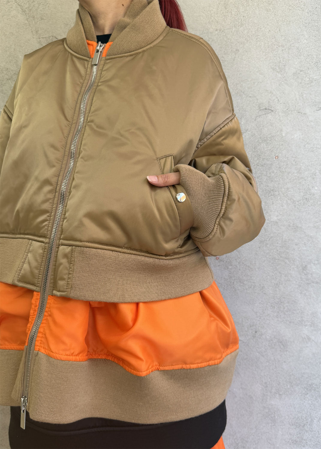 
                  
                    Layered MA1 Jacket
                  
                