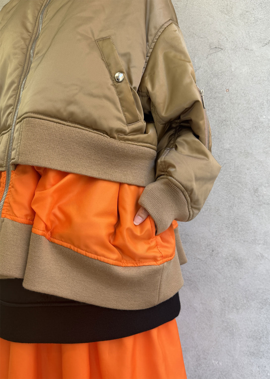 
                  
                    Layered MA1 Jacket
                  
                