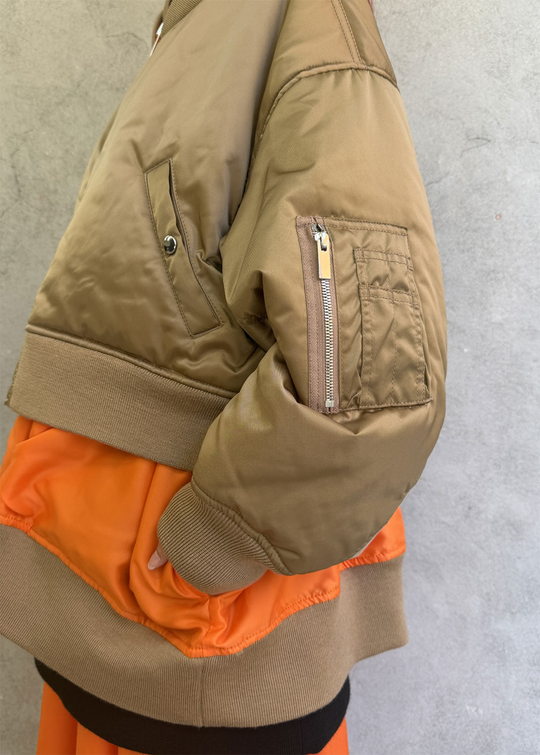 
                  
                    Layered MA1 Jacket
                  
                