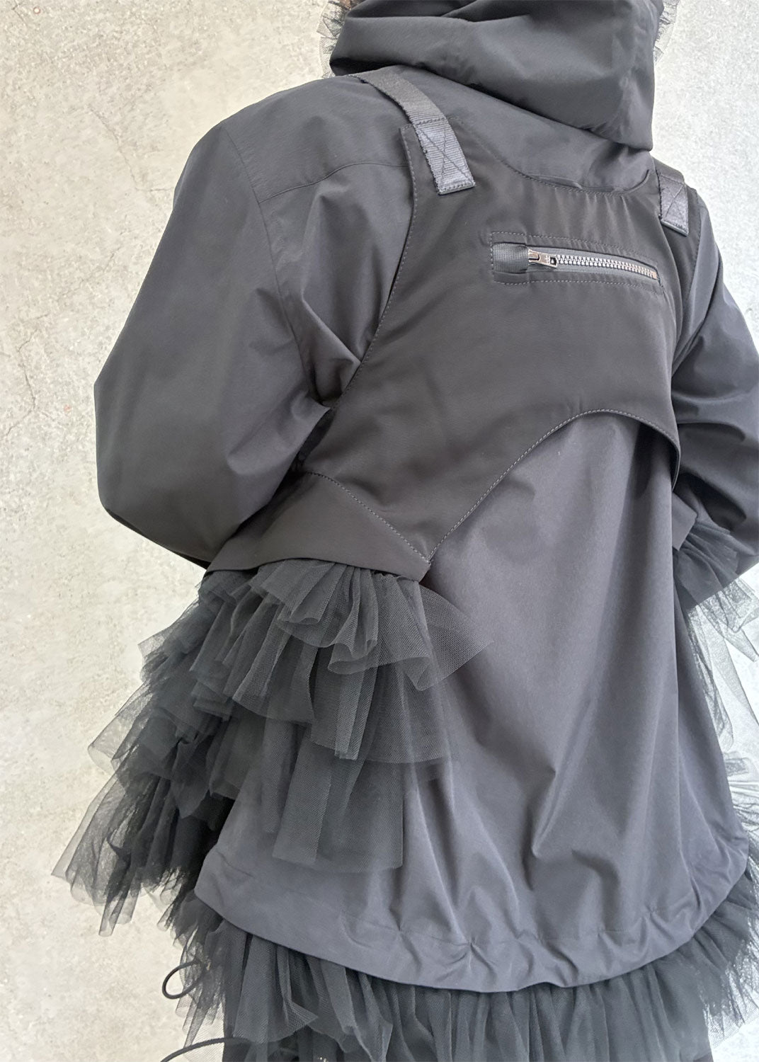 
                  
                    Tulle Ruffle Harness Vest
                  
                