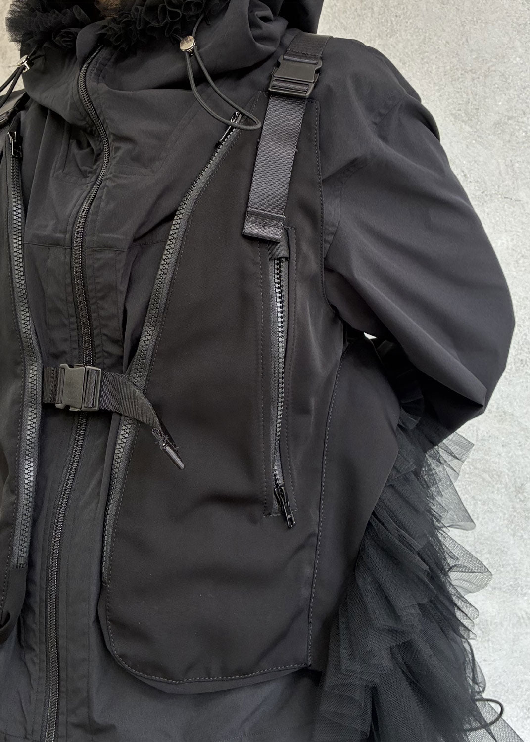 
                  
                    Tulle Ruffle Harness Vest
                  
                