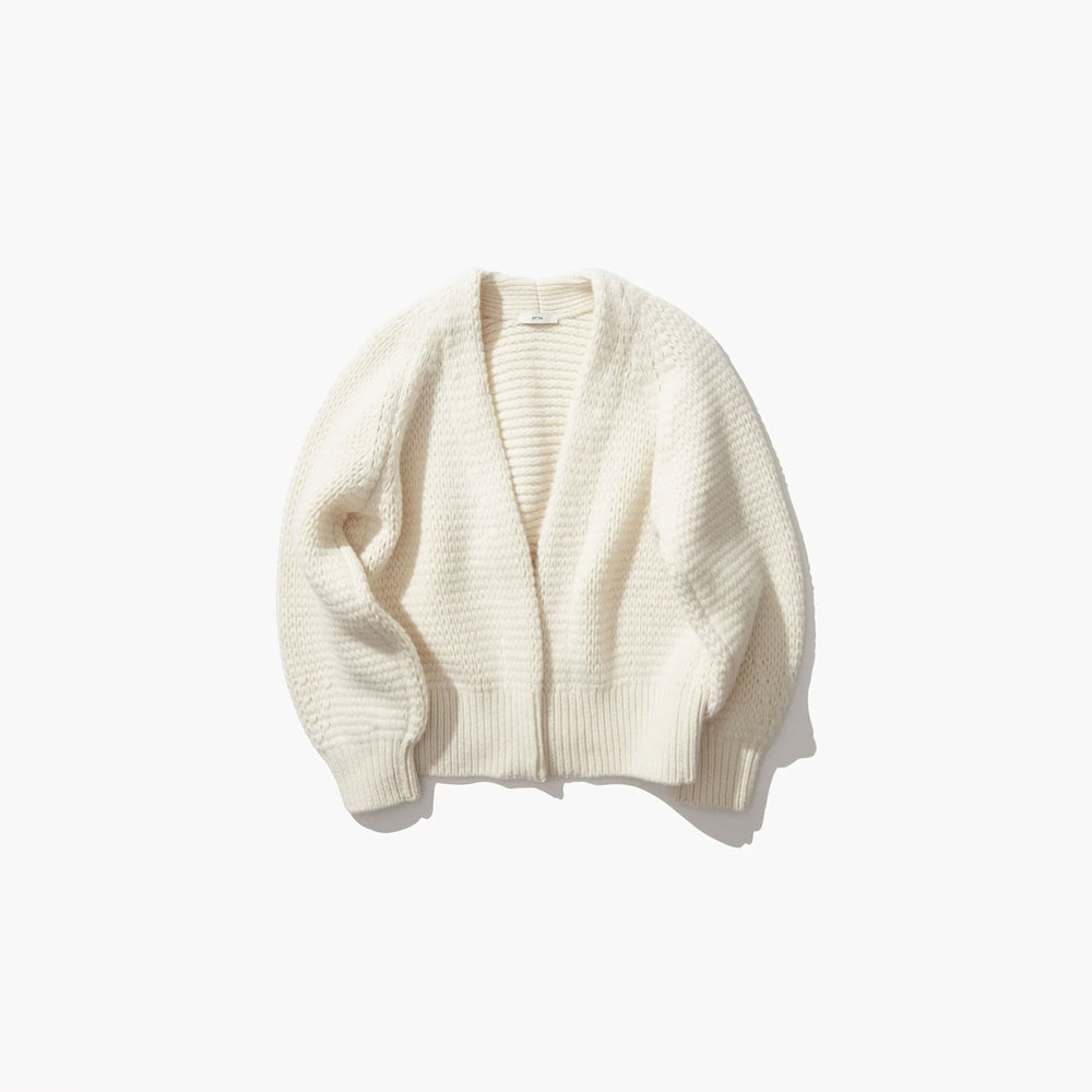 WOOL CASHMIRE SILK CARDIGAN