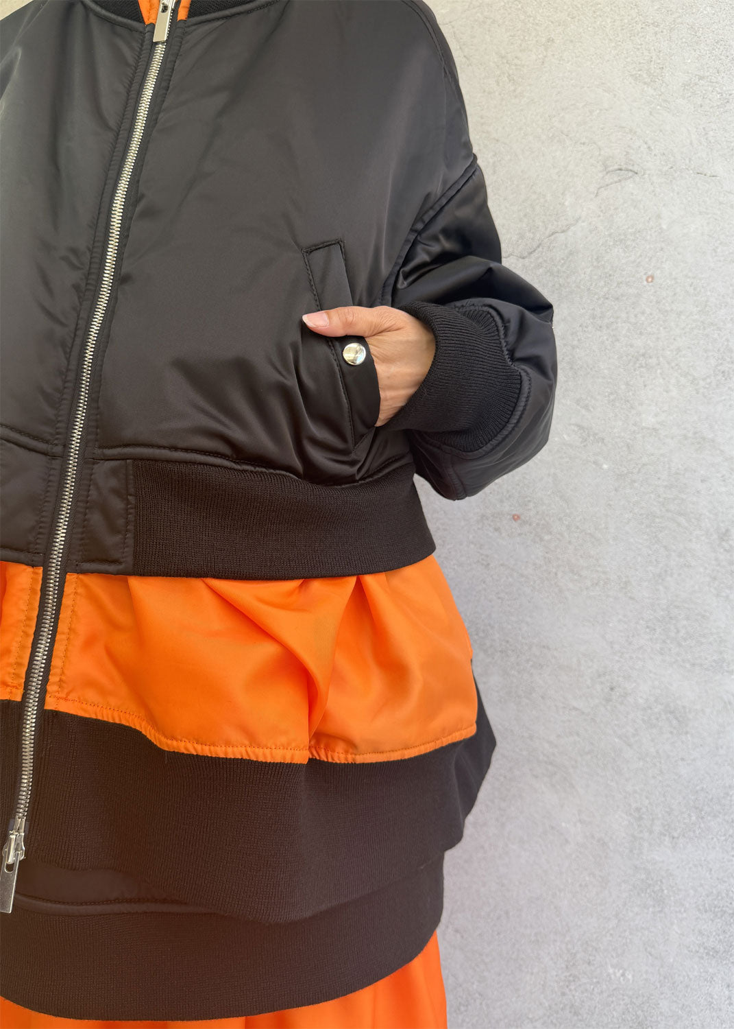 
                  
                    Layered MA1 Jacket
                  
                