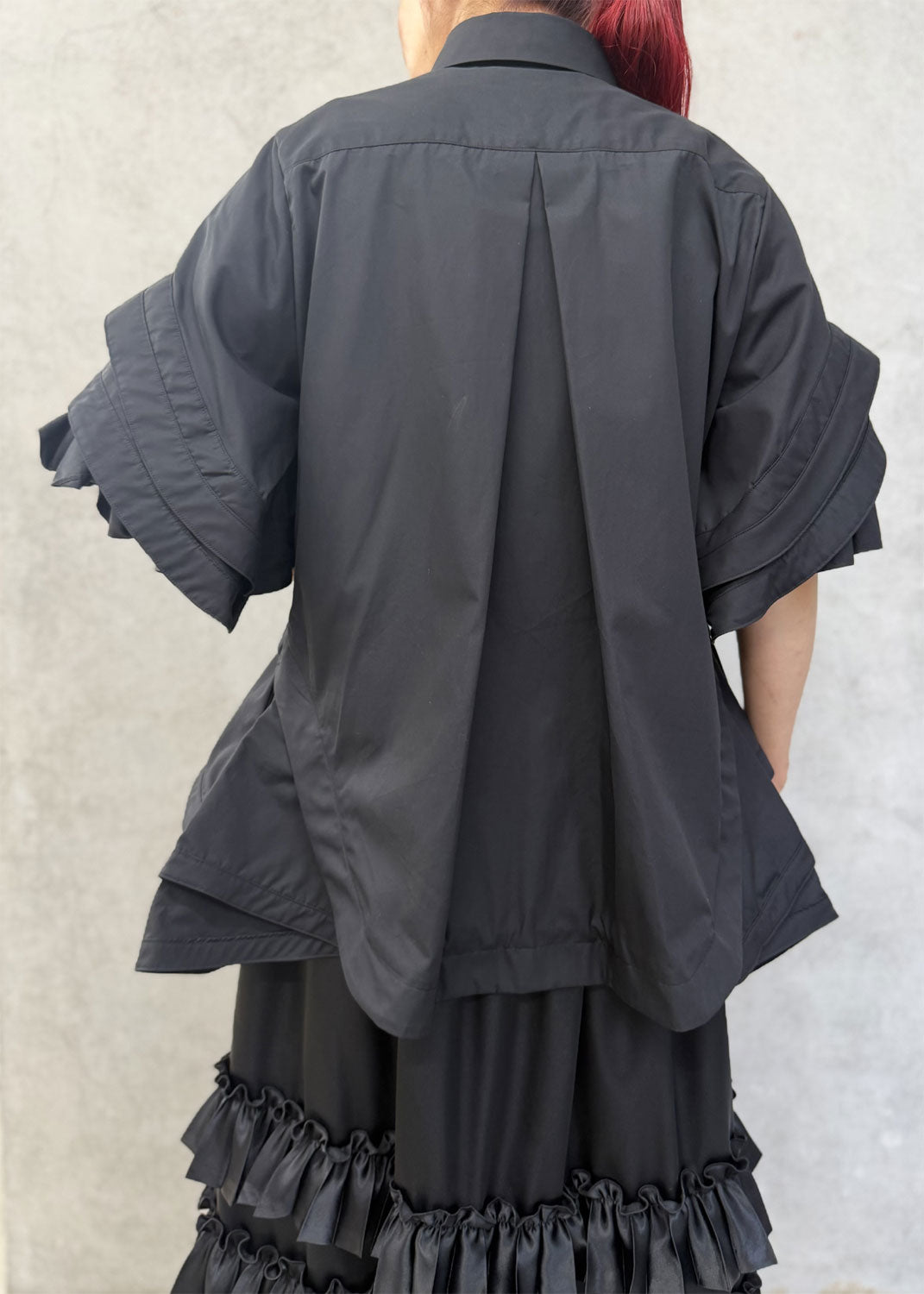 
                  
                    tiered ruffle blouse
                  
                