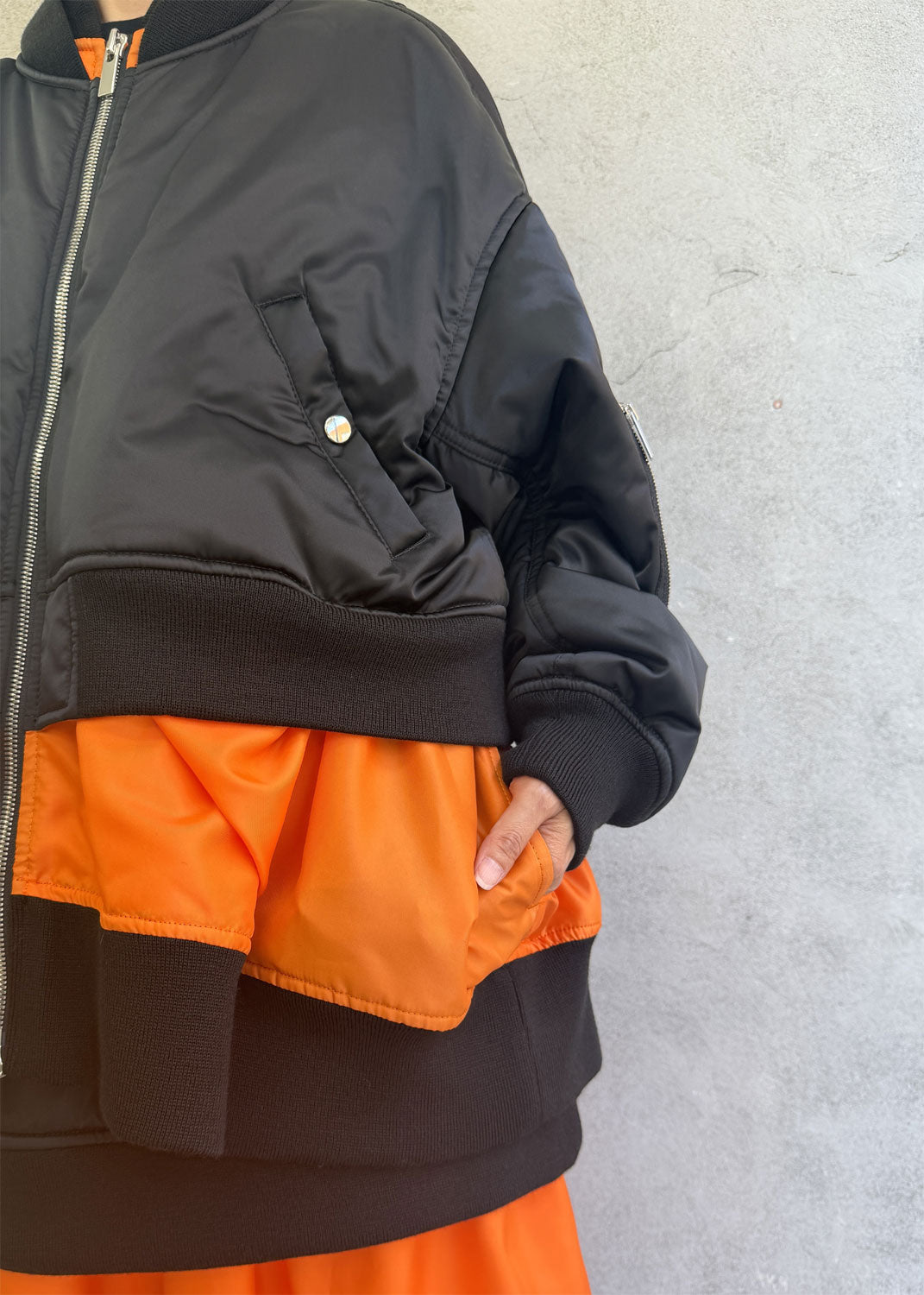 
                  
                    Layered MA1 Jacket
                  
                