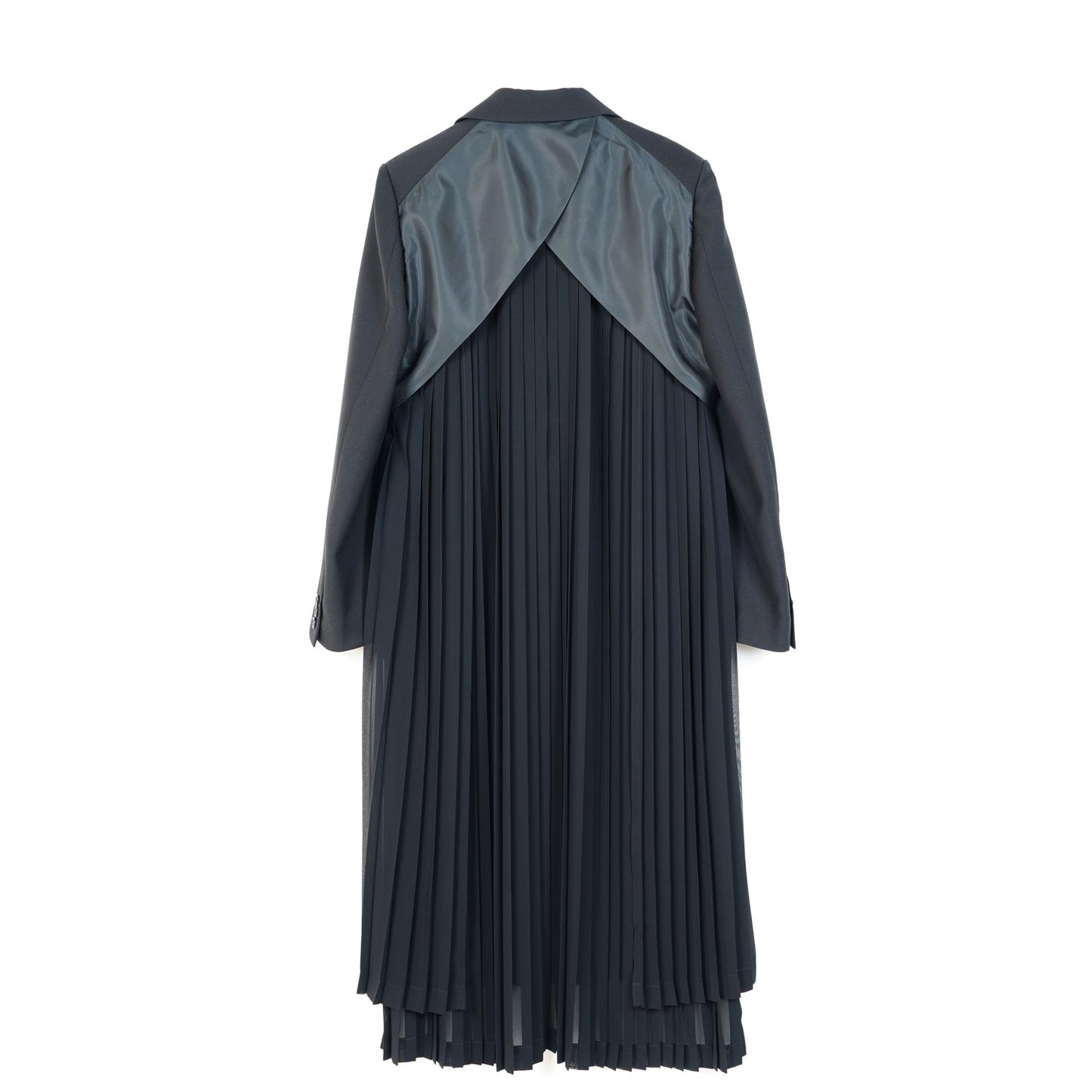 
                  
                    ウール×プリーツジョーゼットコート-BLACK-
                  
                