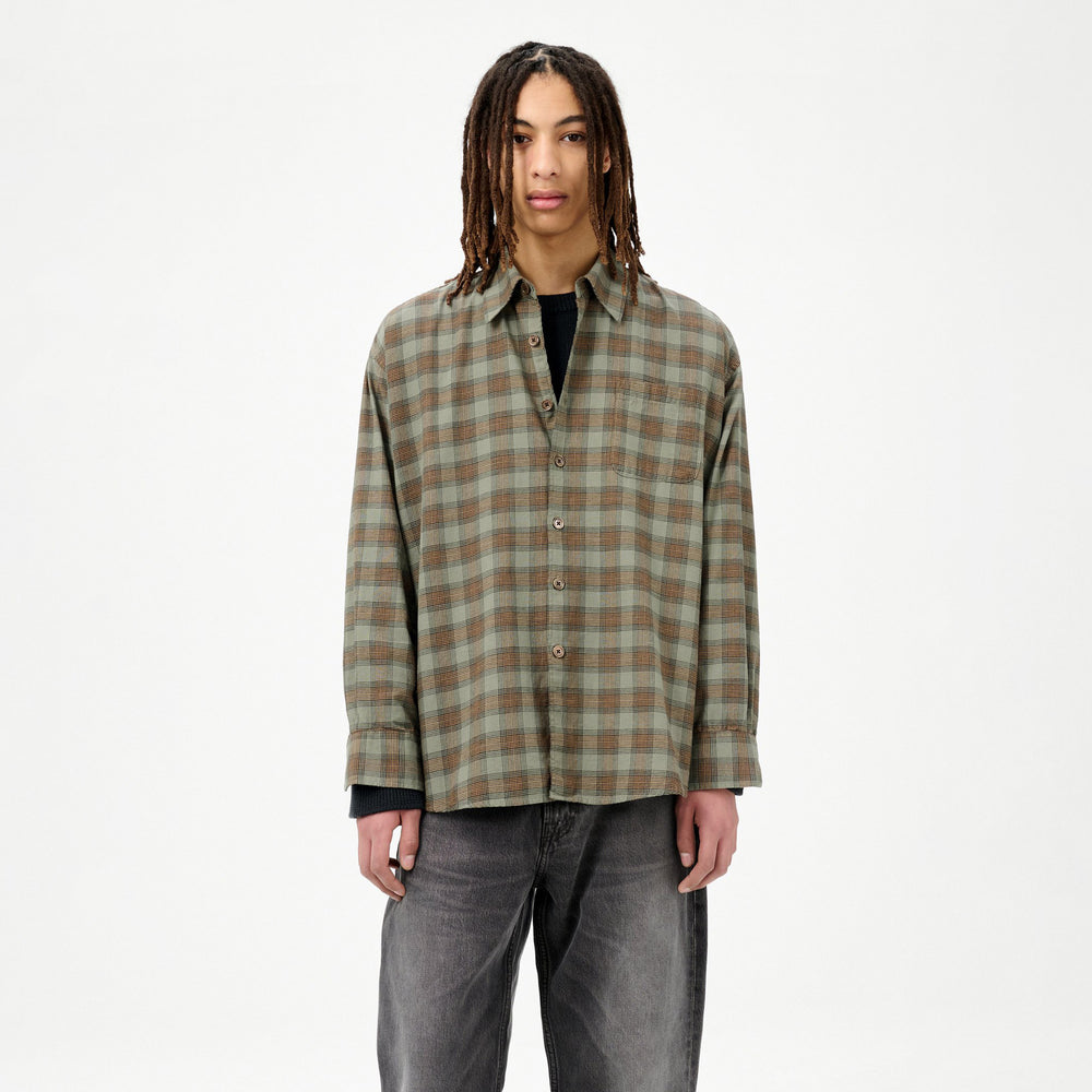 新品正規品 Our Legacy borrowed shirts 48 Our Legacy Borrowed Shirt - Black Sheer Shadow Check – Kith