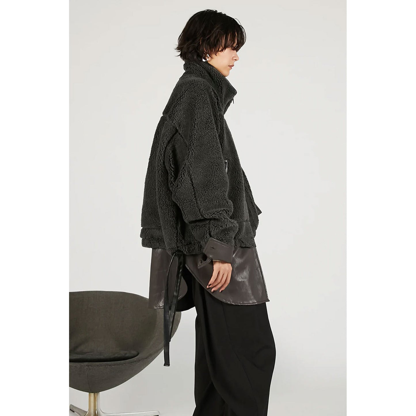 
                  
                    Fleece Jacket-C.GRAY-
                  
                