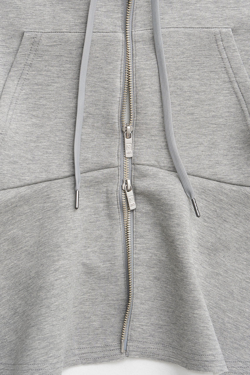 
                  
                    Peplum Hoodie-C.GRAY-
                  
                