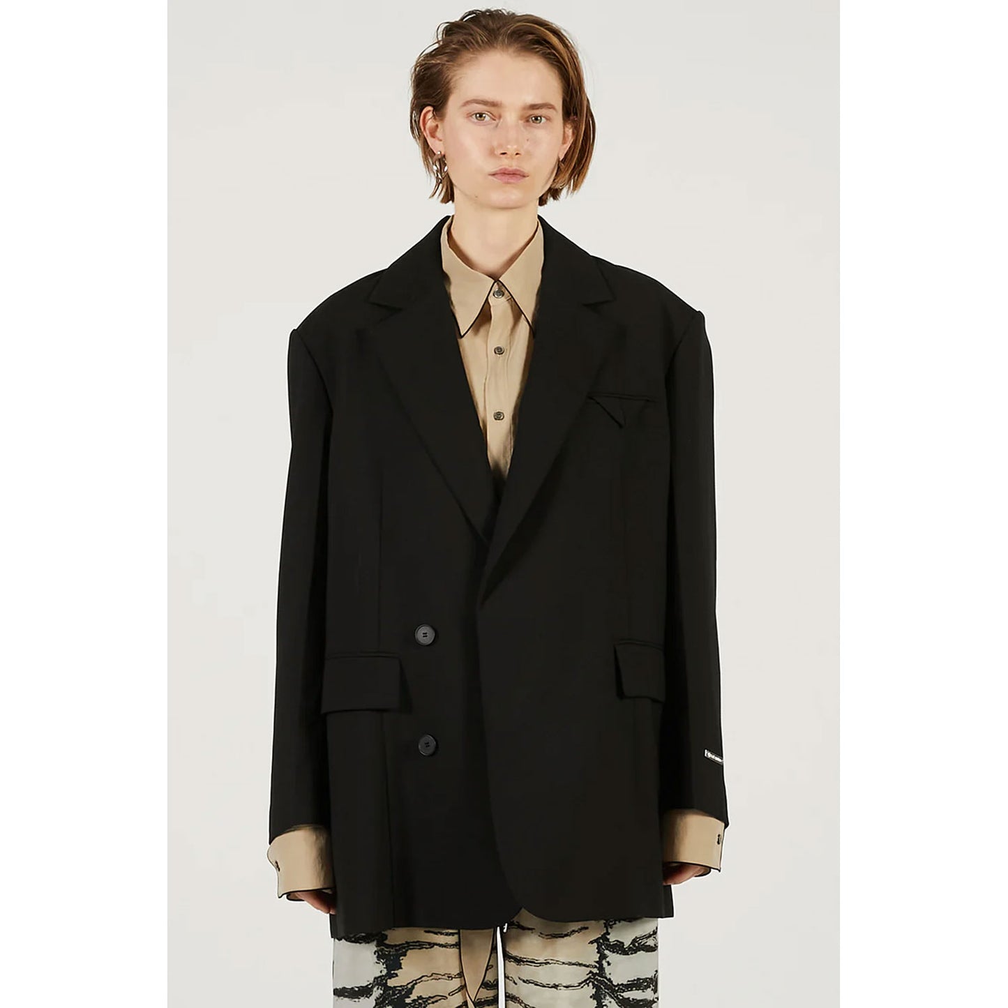 
                  
                    High Twist Wool Jacket-G.BGE-
                  
                