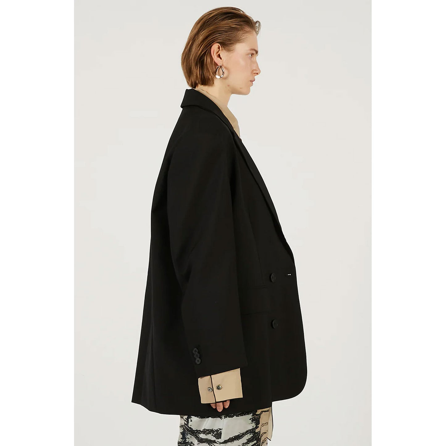 
                  
                    High Twist Wool Jacket-G.BGE-
                  
                