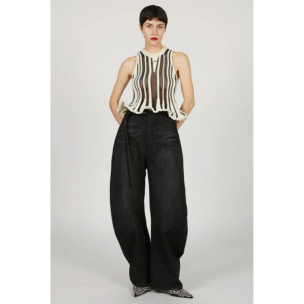 
                  
                    Curve Cocoon Denim-BLACK-
                  
                