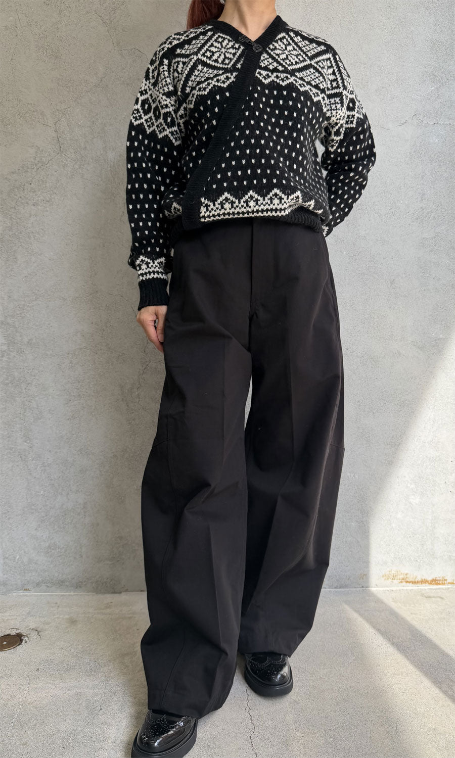 
                  
                    BARREL LEG CHINO TROUSERS
                  
                