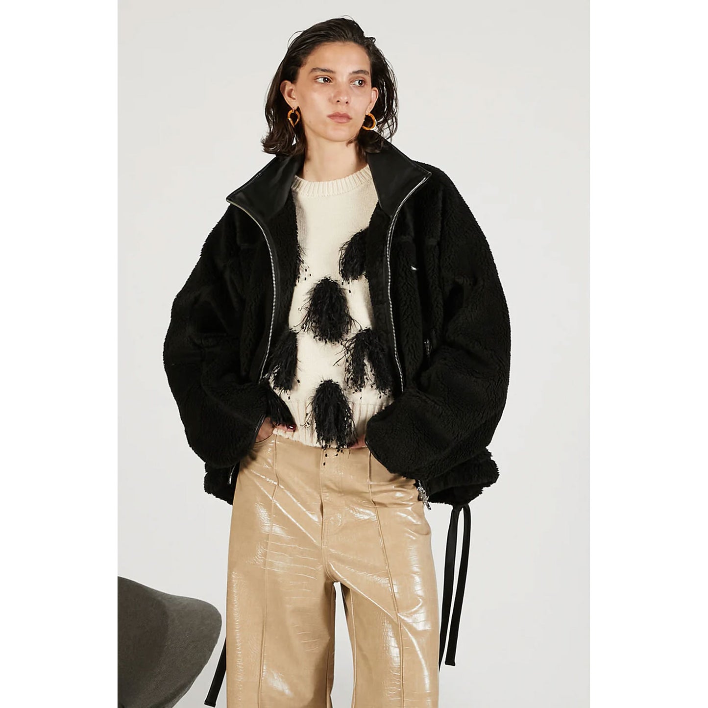 
                  
                    Fleece Jacket-C.GRAY-
                  
                