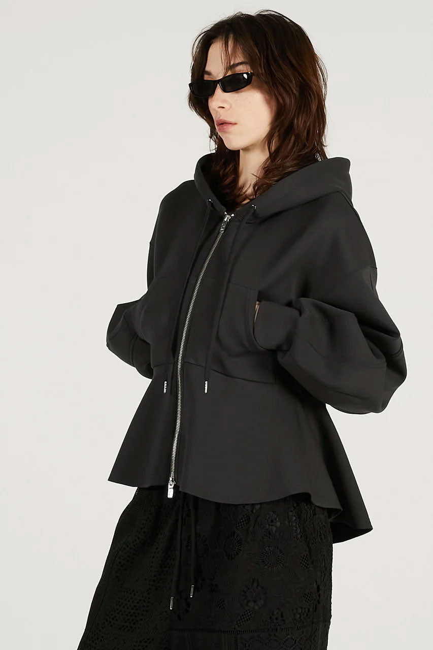 
                  
                    Peplum Hoodie-C.GRAY-
                  
                