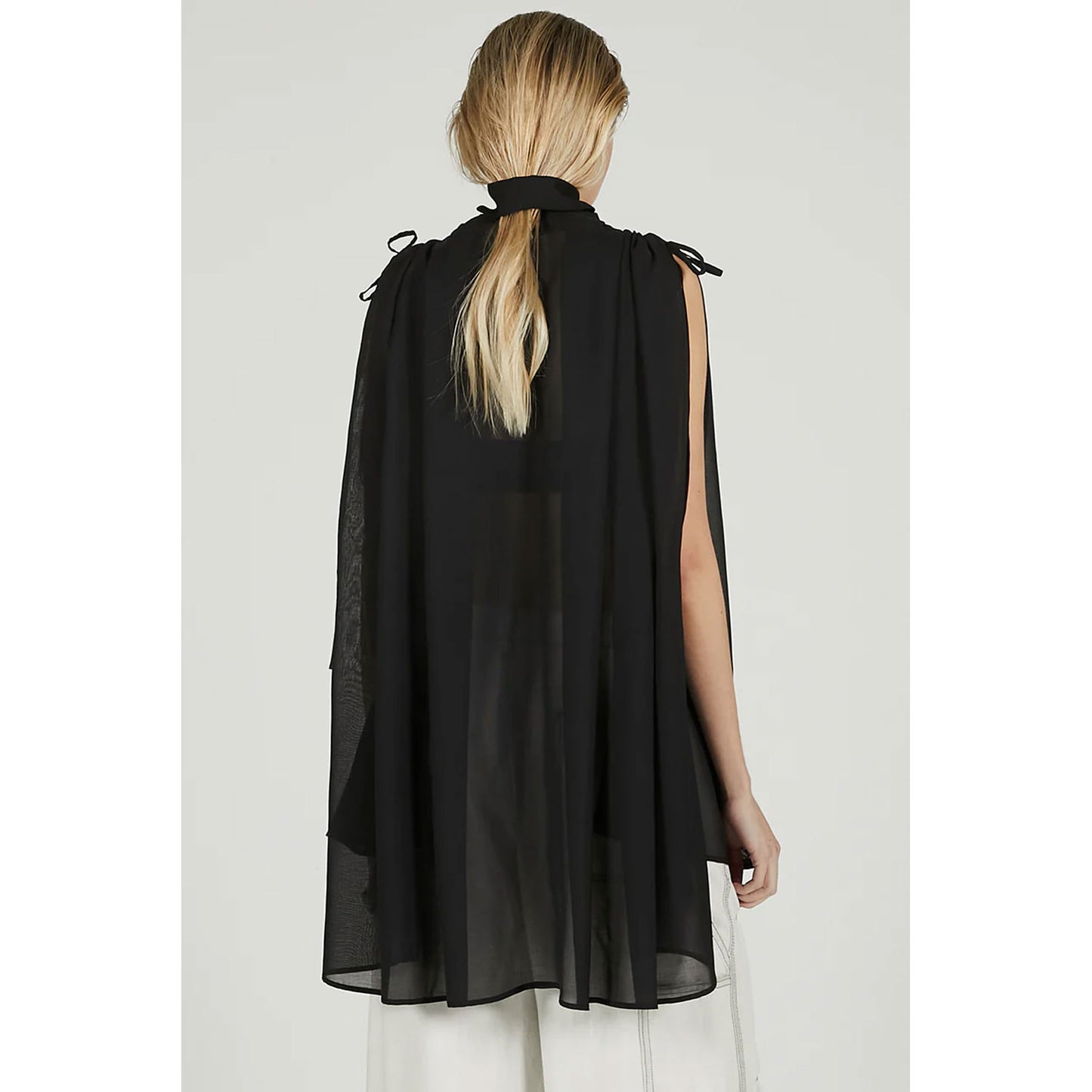 
                  
                    Scarf Neck Blouse-MLTI-
                  
                