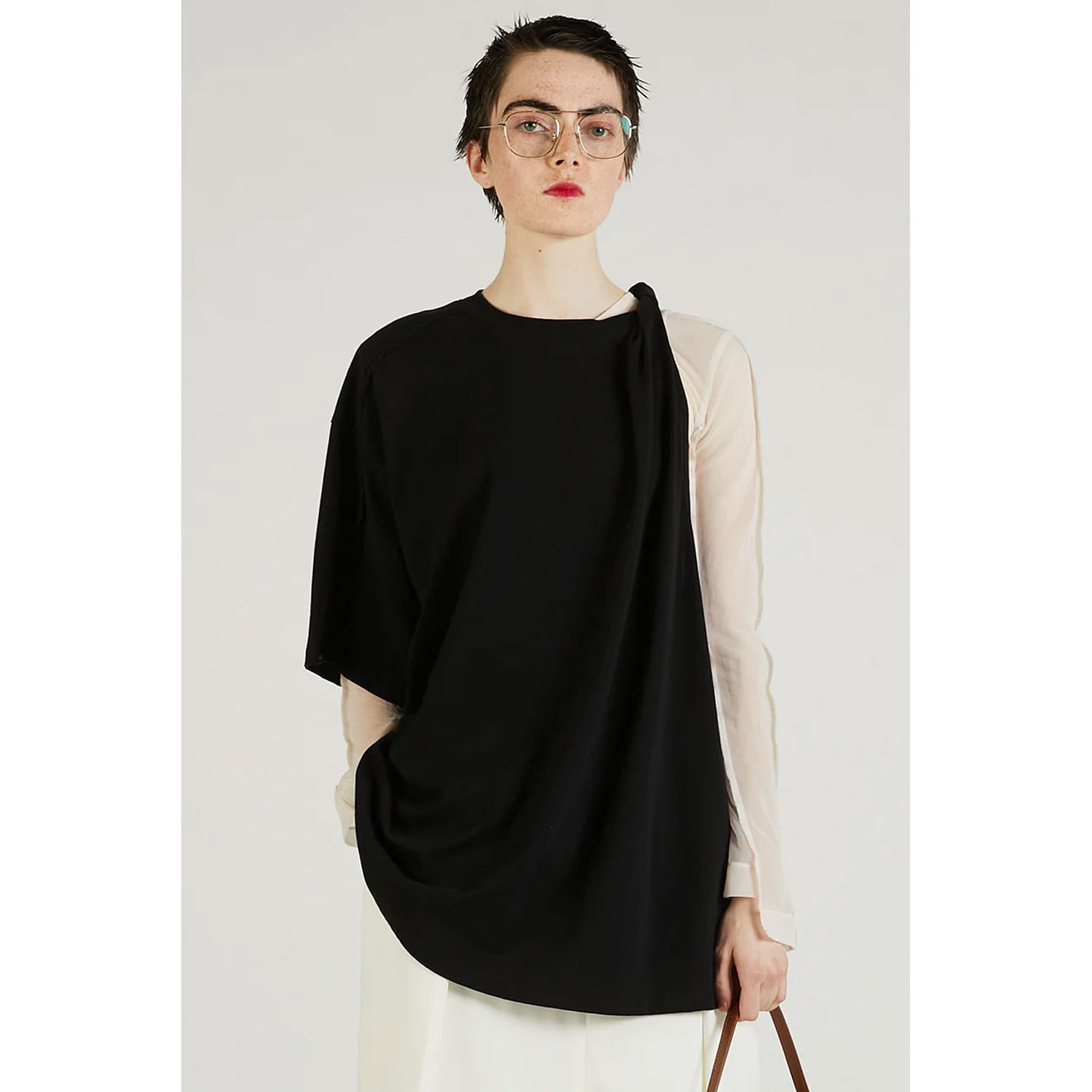 
                  
                    Layered Twist Over Top-WHITE-
                  
                