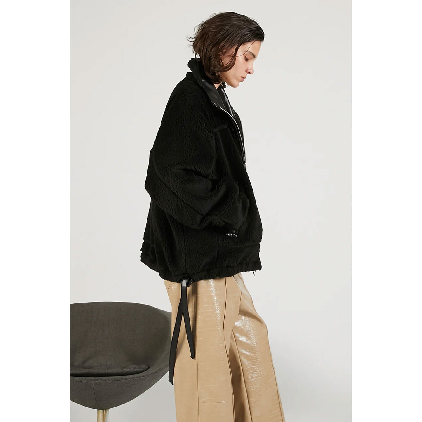 
                  
                    Fleece Jacket-C.GRAY-
                  
                