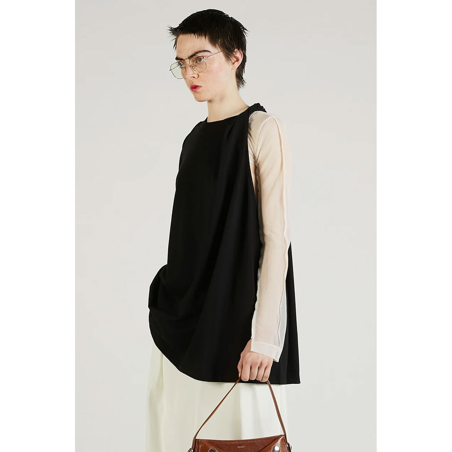
                  
                    Layered Twist Over Top-WHITE-
                  
                