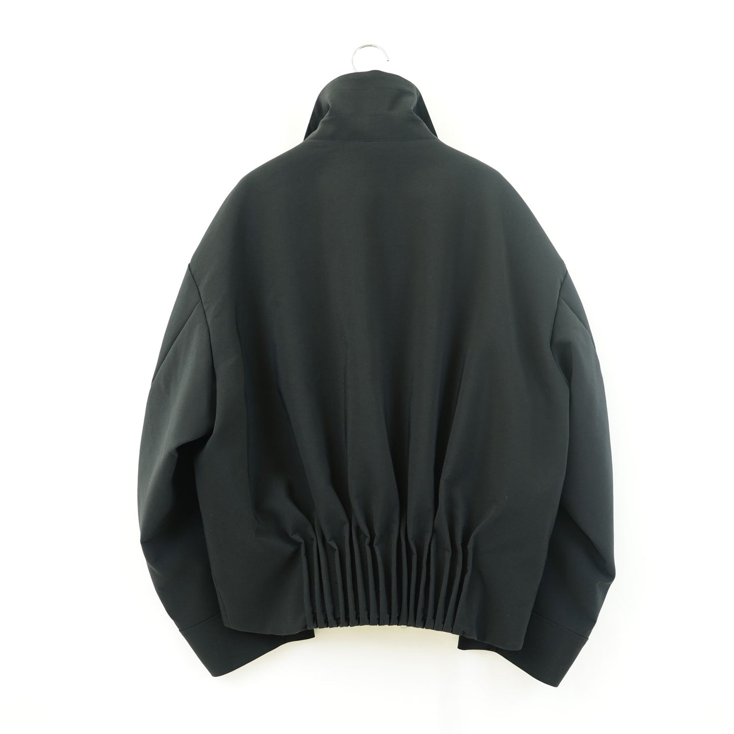 
                  
                    Volume-Tucked Form Blouson-BLACK-
                  
                