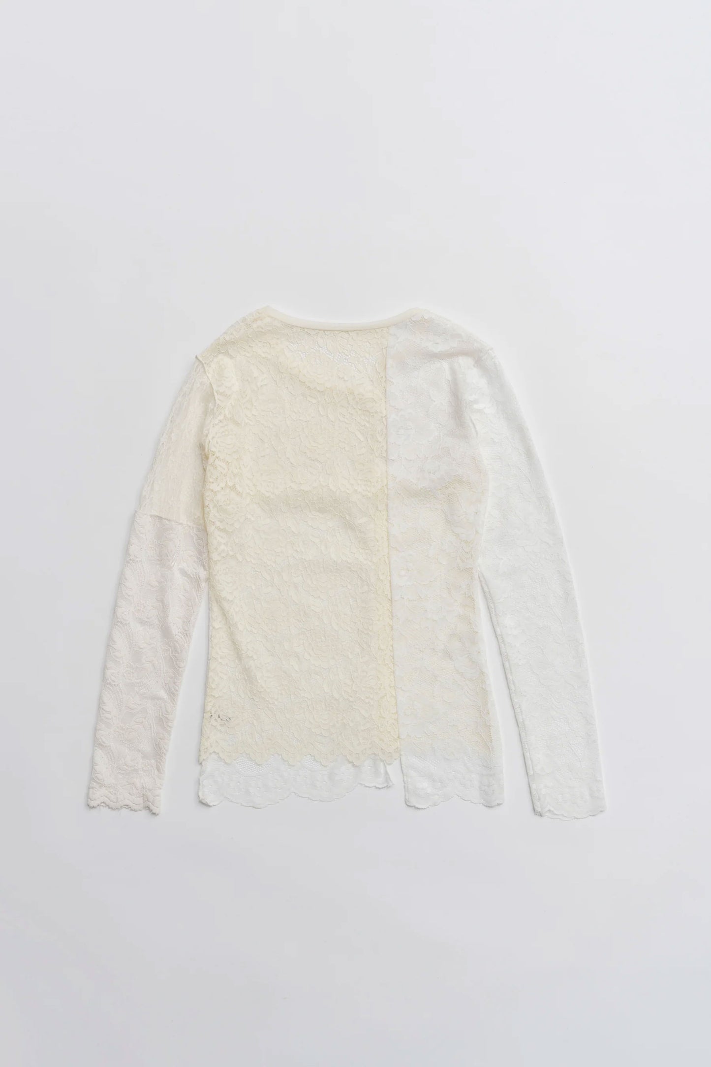 
                  
                    Collage Lace Top-WHITE-
                  
                