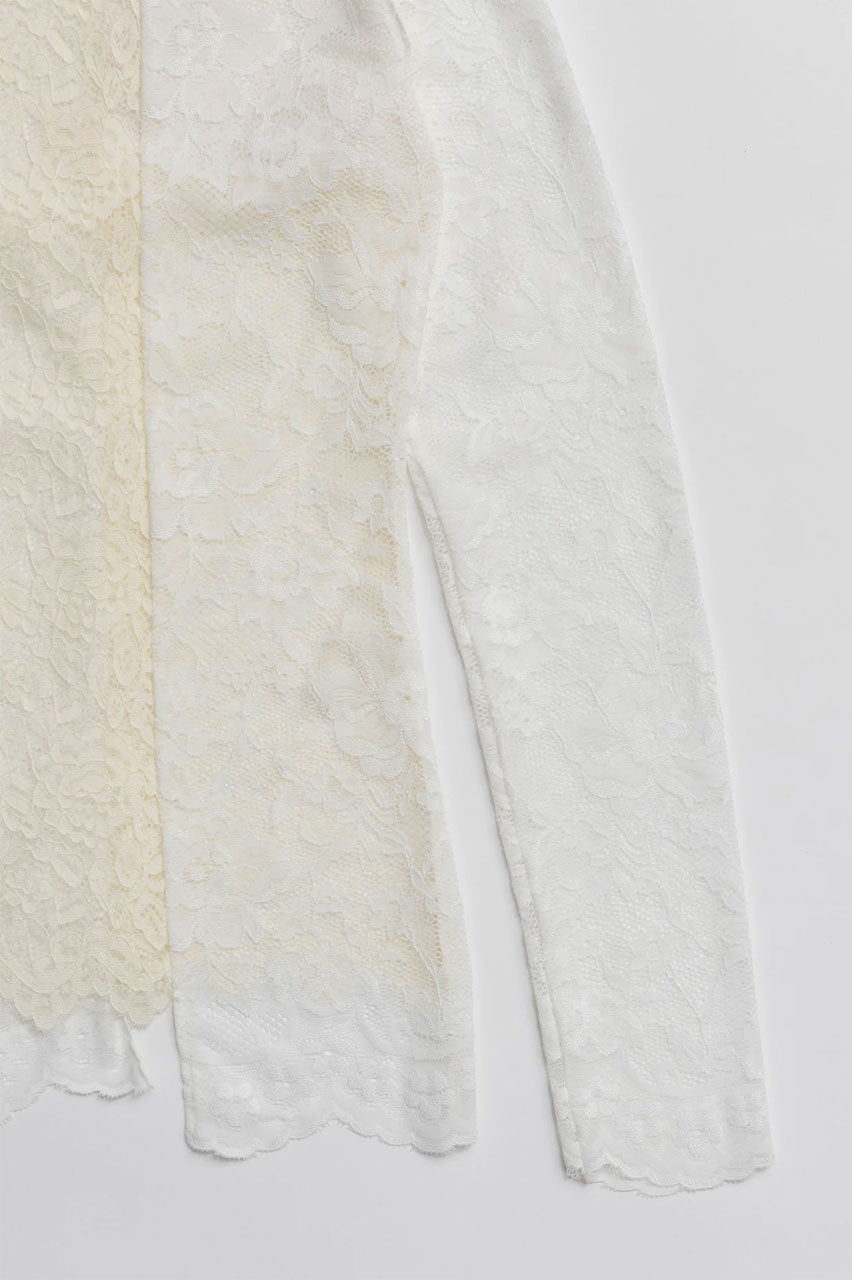 
                  
                    Collage Lace Top-WHITE-
                  
                