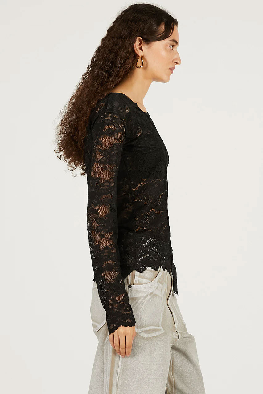 
                  
                    Collage Lace Top-WHITE-
                  
                