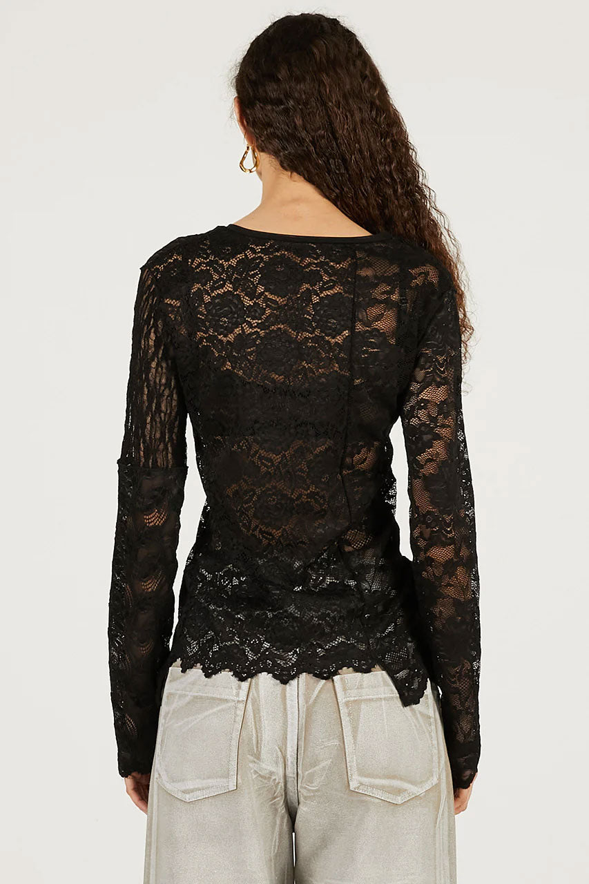 
                  
                    Collage Lace Top-WHITE-
                  
                