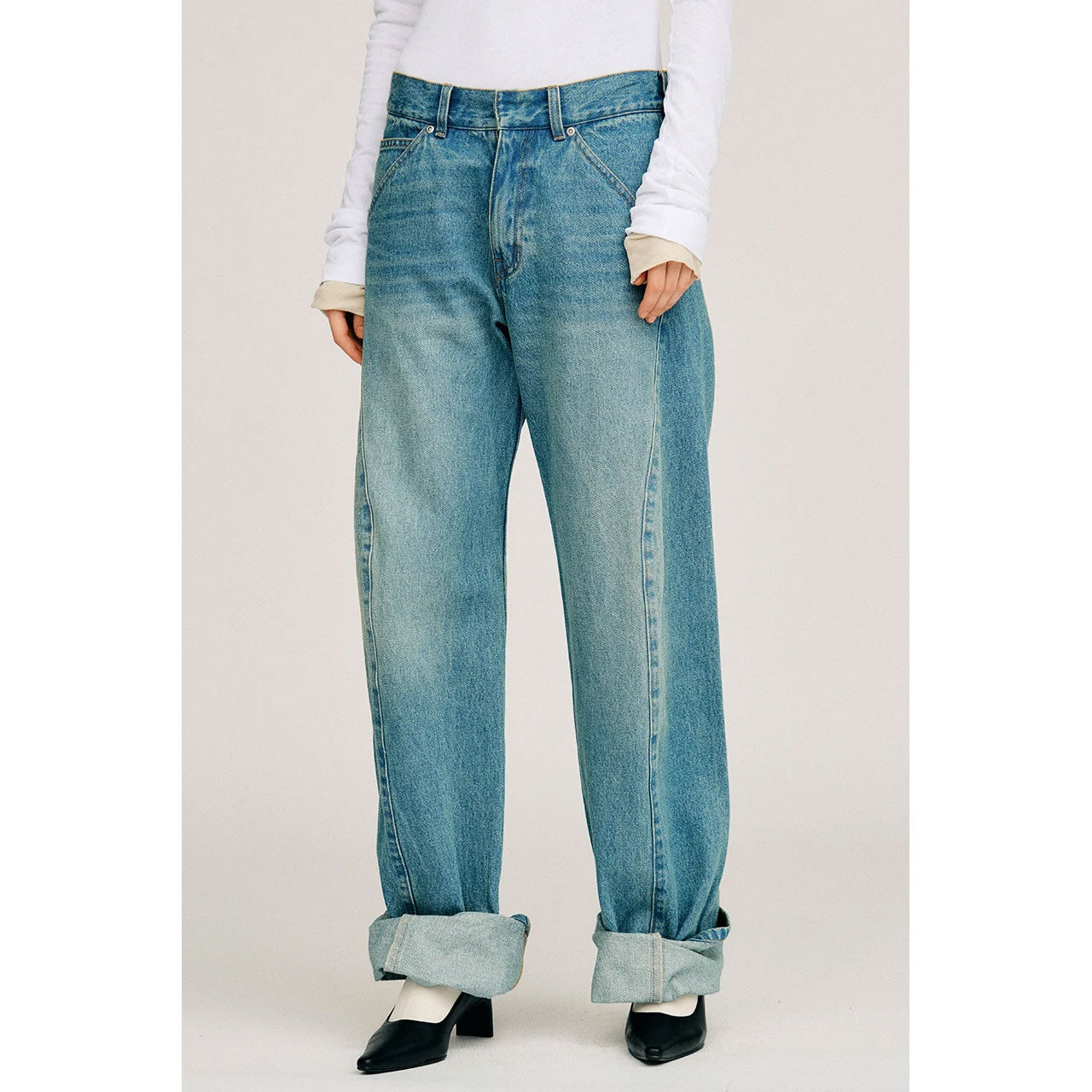 
                  
                    Fold Hem Denim
                  
                