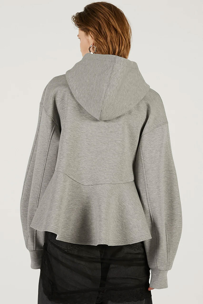 
                  
                    Peplum Hoodie-C.GRAY-
                  
                
