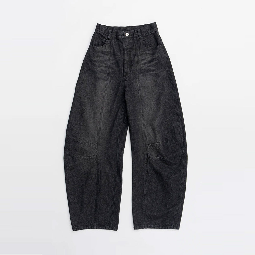 Curve Cocoon Denim-BLACK-