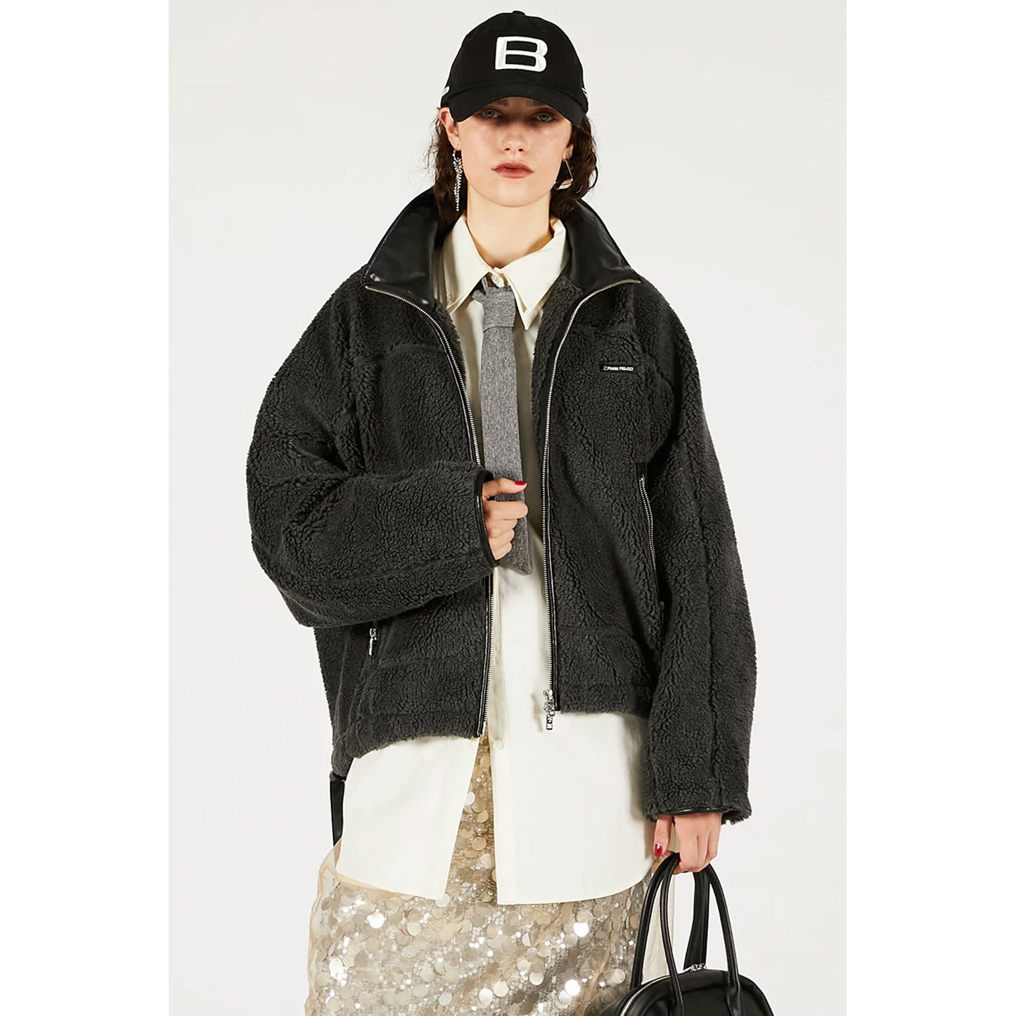 
                  
                    Fleece Jacket-C.GRAY-
                  
                