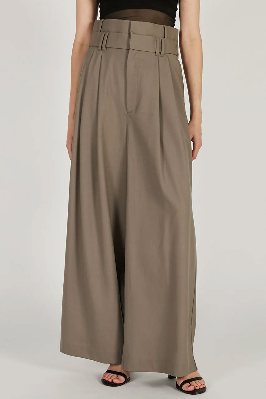 
                  
                    Double-Waist Slacks-BLACK-
                  
                