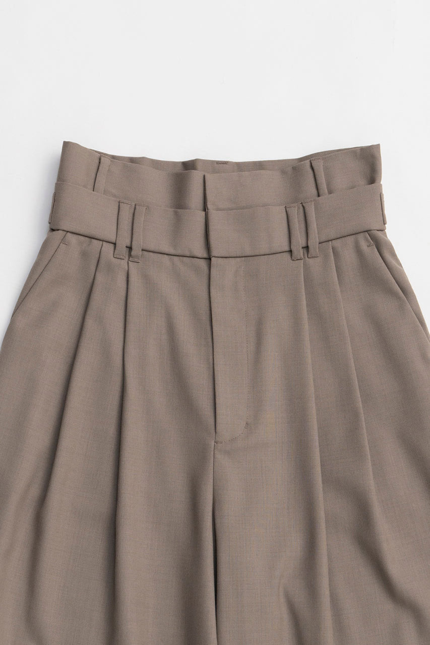 
                  
                    Double-Waist Slacks-BLACK-
                  
                