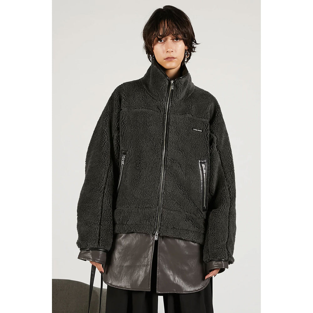 
                  
                    Fleece Jacket-C.GRAY-
                  
                