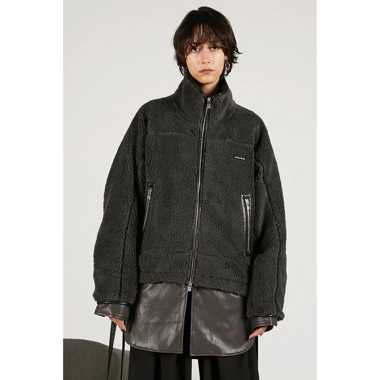 
                  
                    Fleece Jacket-C.GRAY-
                  
                