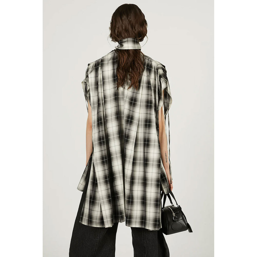 
                  
                    Scarf Neck Blouse-MLTI-
                  
                