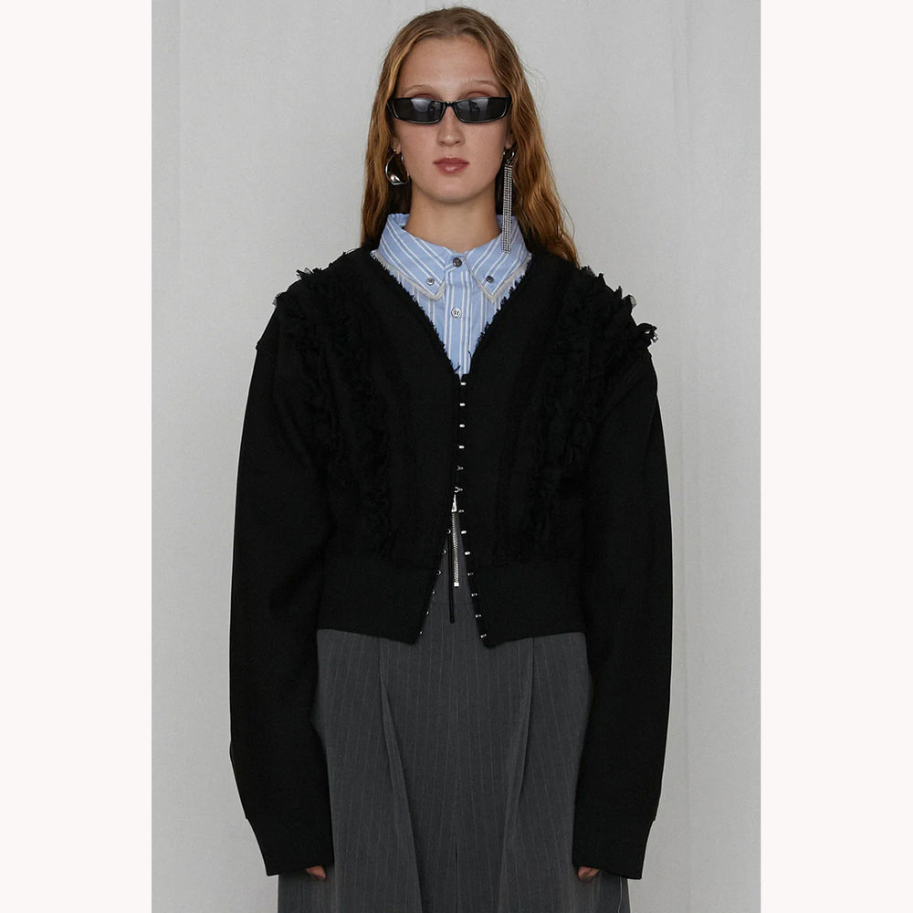 
                  
                    Frills Sweatshirt Cardigan
                  
                