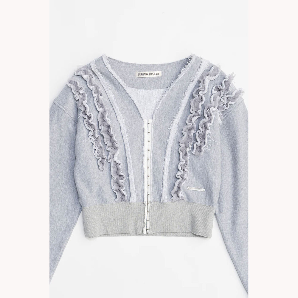 
                  
                    Frills Sweatshirt Cardigan
                  
                