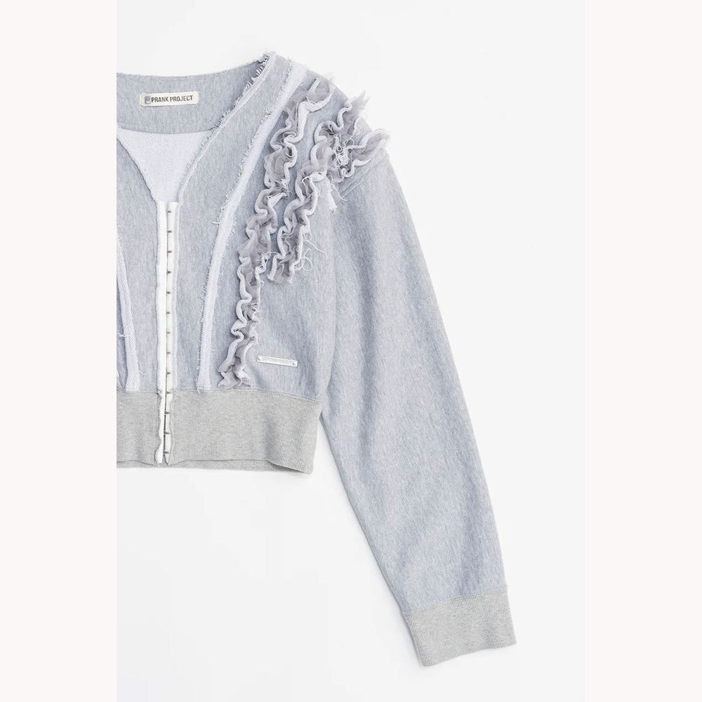 
                  
                    Frills Sweatshirt Cardigan
                  
                