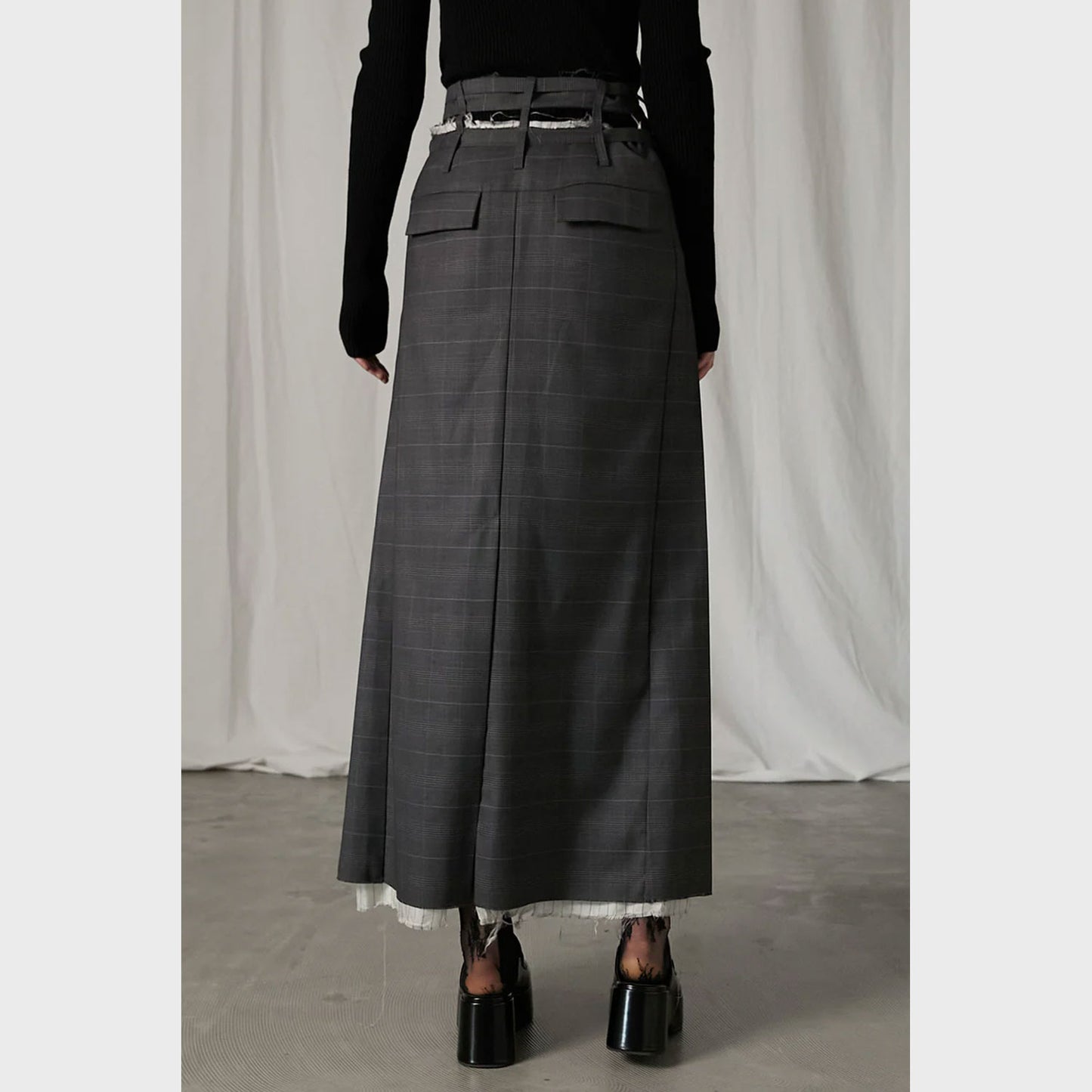 
                  
                    Front Pleats Skirt
                  
                