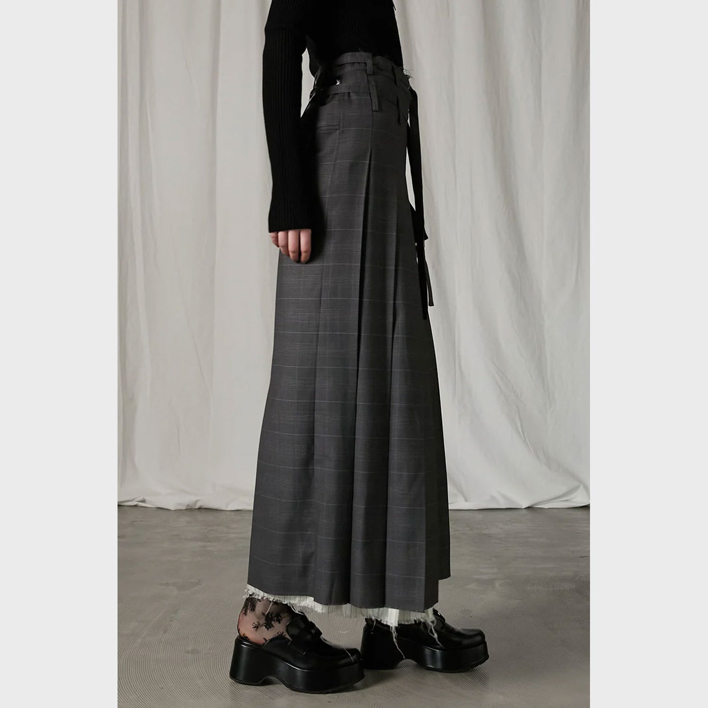 
                  
                    Front Pleats Skirt
                  
                