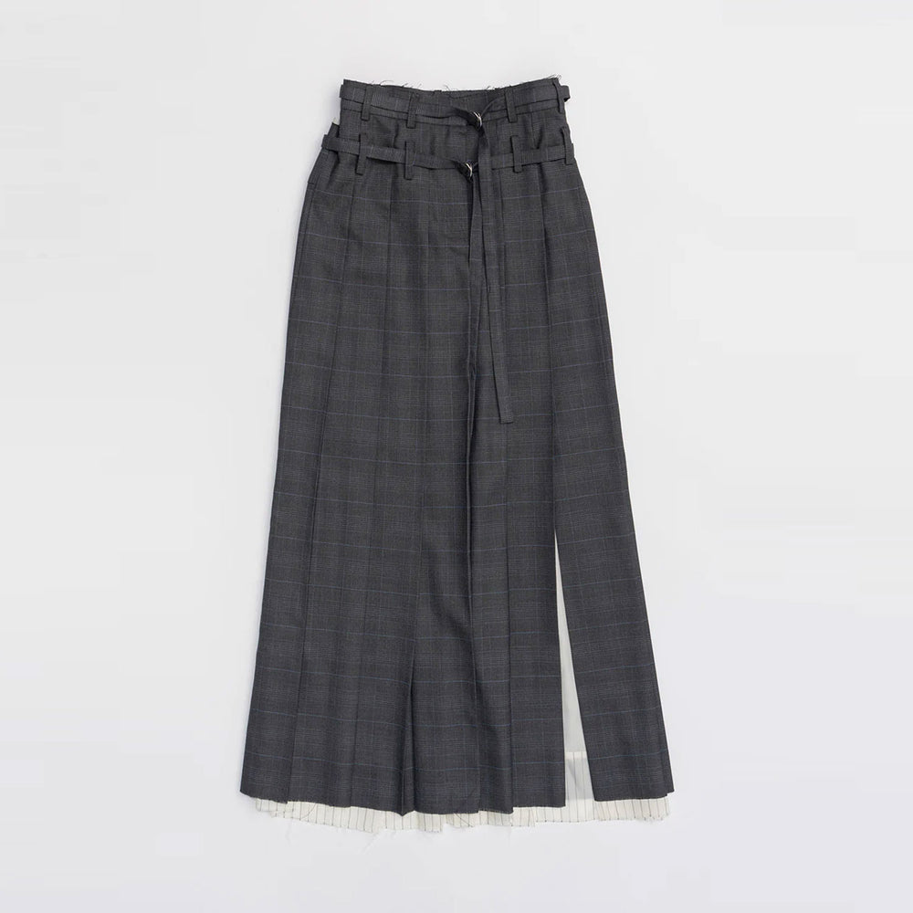 Front Pleats Skirt