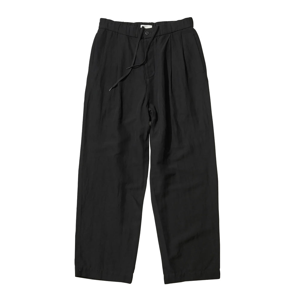 COTTON LINEN VOILE TWO TUCKED EASY PANTS