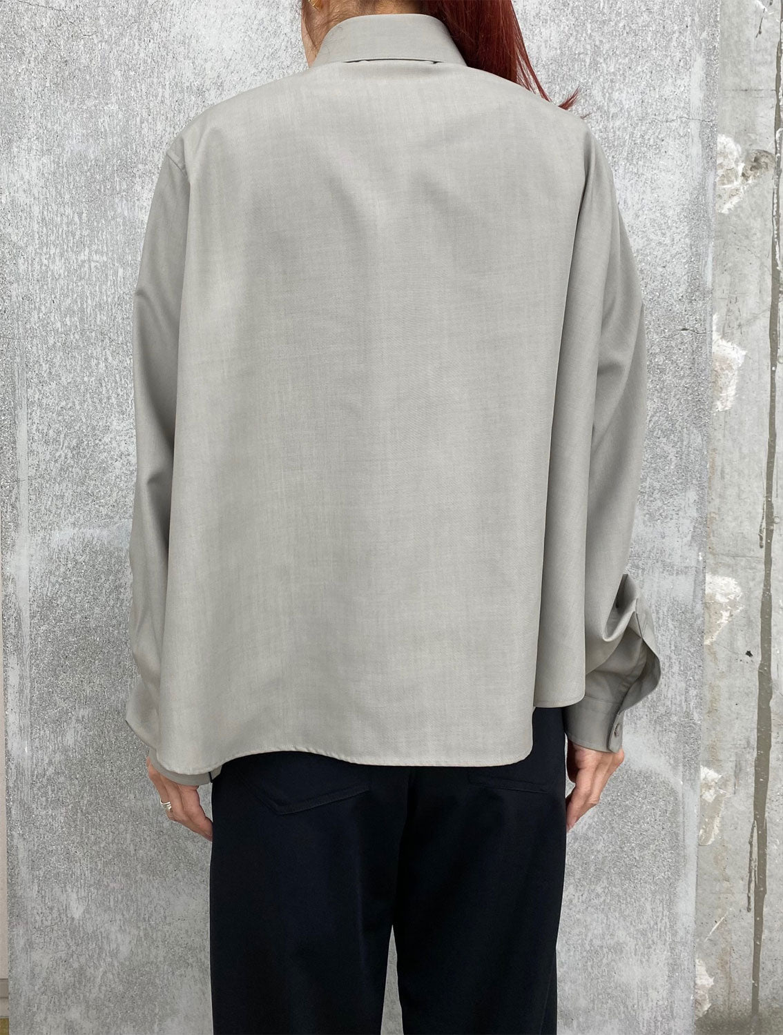 
                  
                    RERACS PE SUPER LIGHT SPUN REGULAR COLLAR A-LINE SHIRT -DARK NAVY-
                  
                