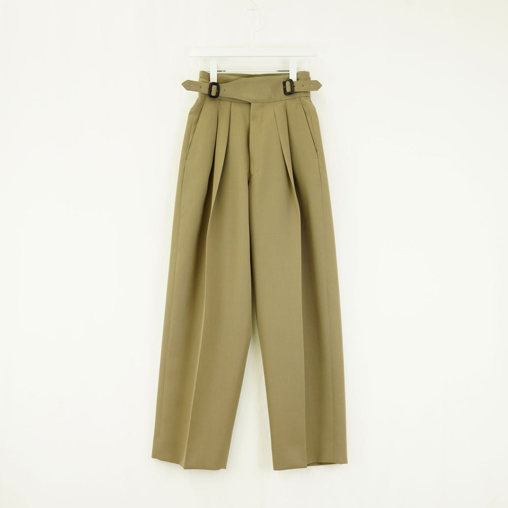 RERACS SUPER TWILL S+S THE GURKHA-TOP GRAY- – OBLIGE