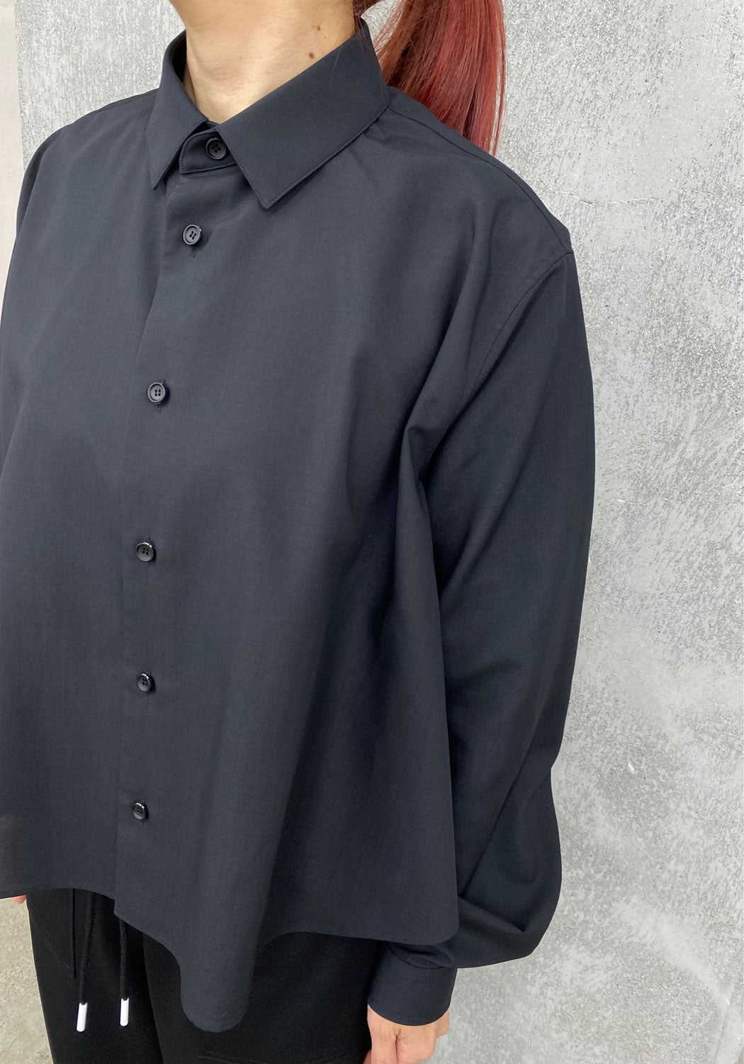 
                  
                    RERACS PE SUPER LIGHT SPUN REGULAR COLLAR A-LINE SHIRT -DARK NAVY-
                  
                