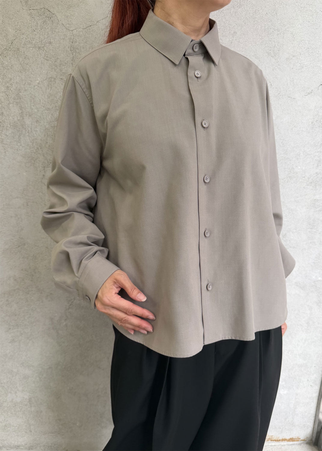 
                  
                    RERACS PE SUPER LIGHT SPUN REGULAR COLLAR A-LINE SHIRT
                  
                