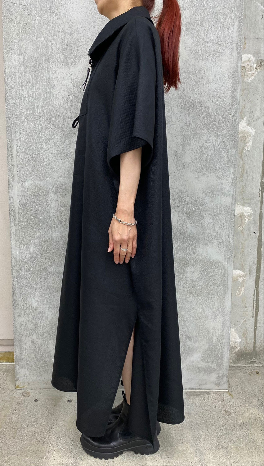 
                  
                    RERACS LINEN/SILK HOPSACK-BLACK-
                  
                