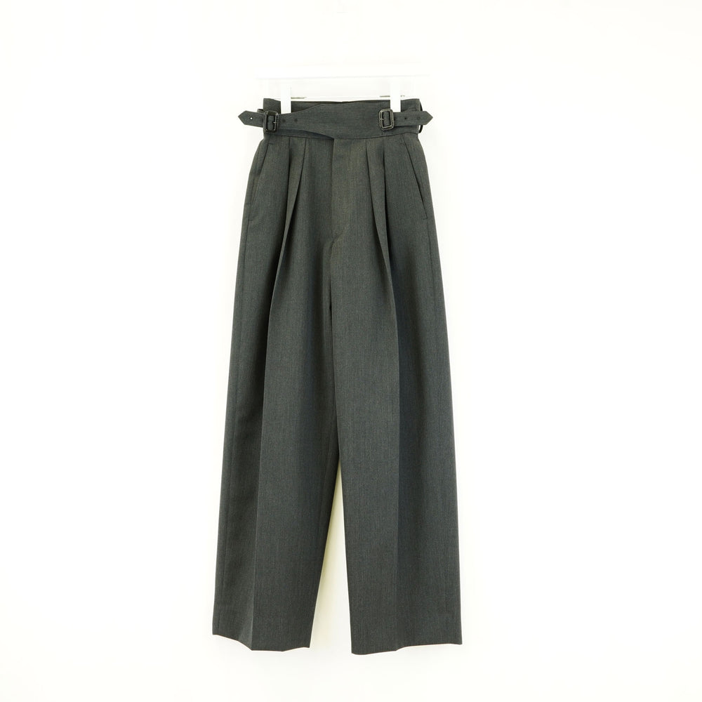RERACS SUPER TWILL S+S THE GURKHA-TOP GRAY- – OBLIGE